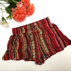 Urban Outfitters Multicolored Draw String Shorts